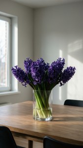 Minimalist Hyacinth Still Life