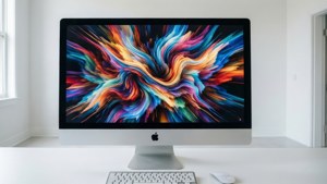 Minimalist iMac Art
