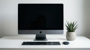 Minimalist iMac Setup