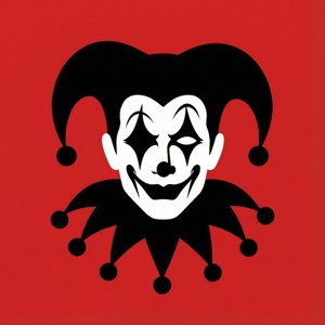 Minimalist Joker Red