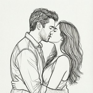 Minimalist Kiss