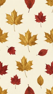 Minimalist Leaf Pattern