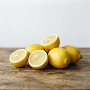 Minimalist Lemon Flat Lay