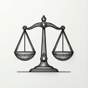 Minimalist Libra Line Art