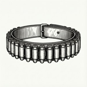 Minimalist Line Art Belt