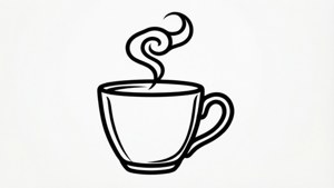 Minimalist Line Art Mug