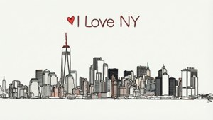 Minimalist Line Art NYC
