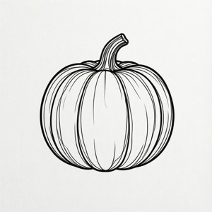 Minimalist Line Art Pumpkaboo