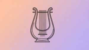 Minimalist Line Lyre