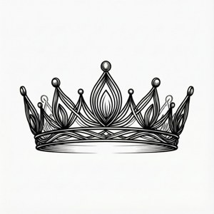 Minimalist Line Tiara