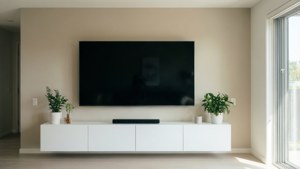 Minimalist Living Room TV
