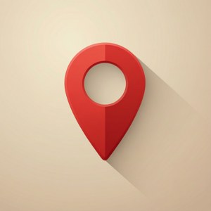 Minimalist Location Pin