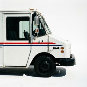 Minimalist Mail Truck