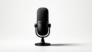 Minimalist Mic Silhouette