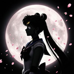 Minimalist Moon Silhouette