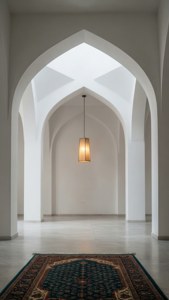 Minimalist Mosque Space