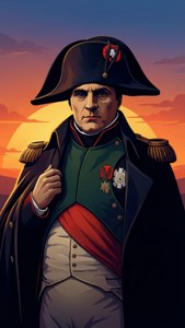 Minimalist Napoleon Silhouette