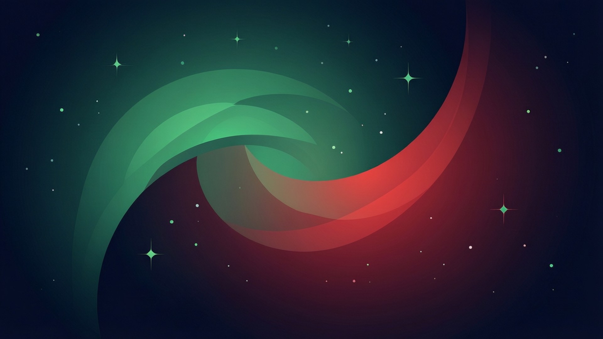 Minimalist Nebula Geometry by Wallpapers.art Studio