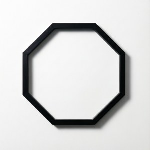 Minimalist Octagon Outline