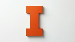 Minimalist Orange I Logo