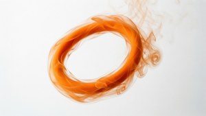 Minimalist Orange Ring