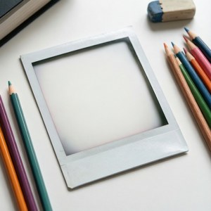 Minimalist Paper Polaroid