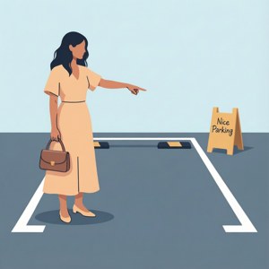 Minimalist Parking Sign