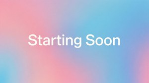 Minimalist Pastel Starting Soon