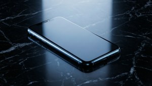 Minimalist Phone on Marble