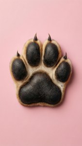 Minimalist Pink Paw