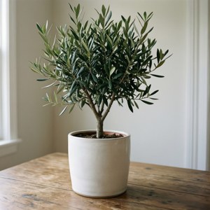 Minimalist Potted Olive