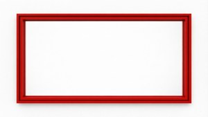 Minimalist Red Border