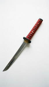 Minimalist Red Kunai