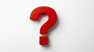 Minimalist Red Question