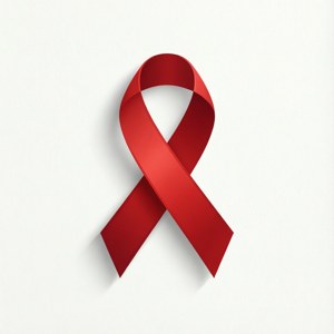 Minimalist Red Ribbon