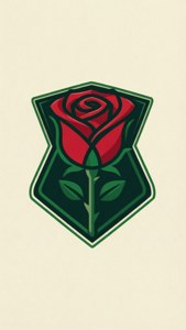 Minimalist Rose Crest