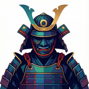 Minimalist Samurai Art