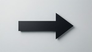 Minimalist Shadow Arrow