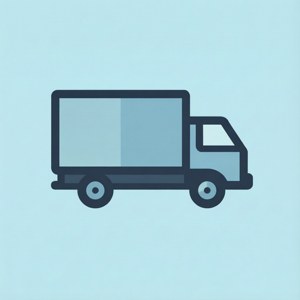 Minimalist Shipping Truck