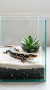 Minimalist Skink Setup