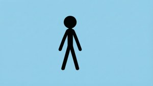 Minimalist Stick Figure