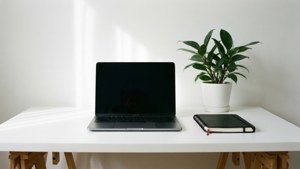 Minimalist Study Desk