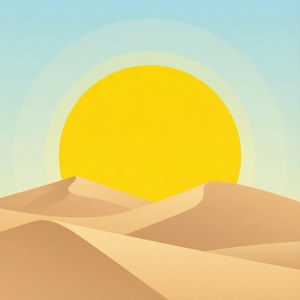 Minimalist Sun Dunes