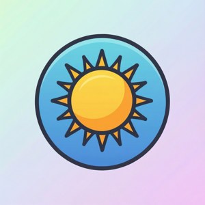 Minimalist Sun Icon