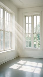 Minimalist Sunlit Room