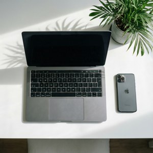 Minimalist Tech Vlogger Desk