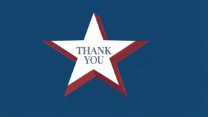 Minimalist Thanks