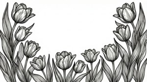 Minimalist Tulip Line