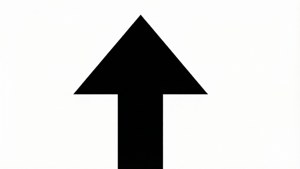 Minimalist Up Arrow