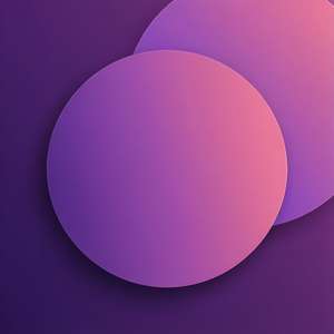Minimalist Violet Circles